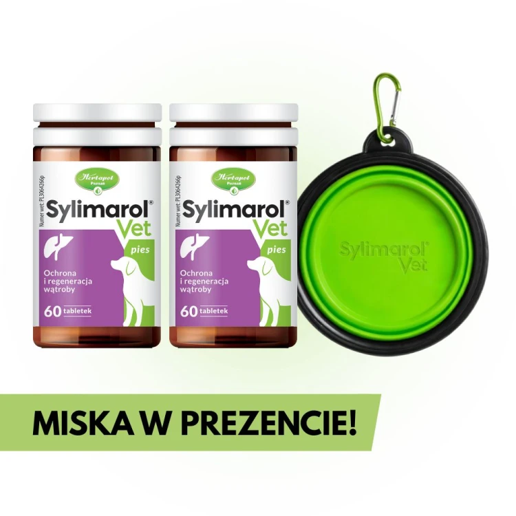 zestaw sylimarol vet pies z miską składaną w prezencie