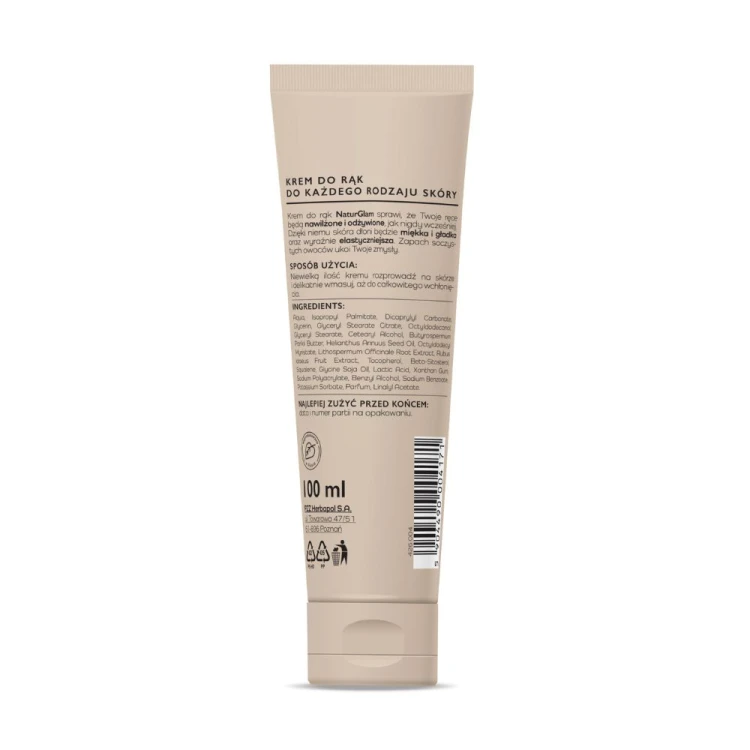 NaturGlam® Krem do rąk Malina 100 ml