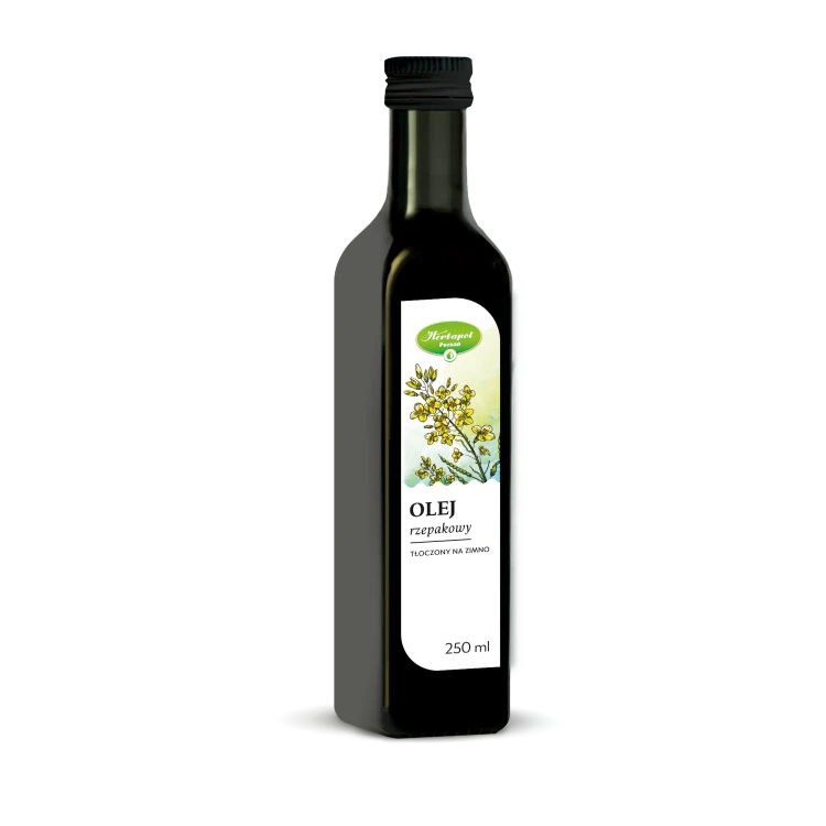 Olej rzepakowy tłoczony na zimno 250 ml