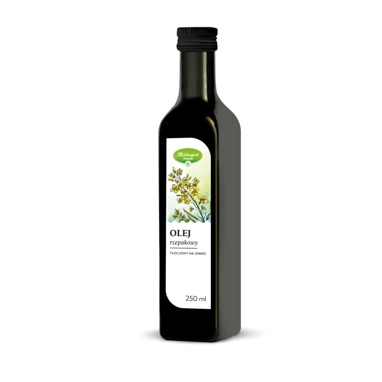 Olej rzepakowy tłoczony na zimno 250 ml