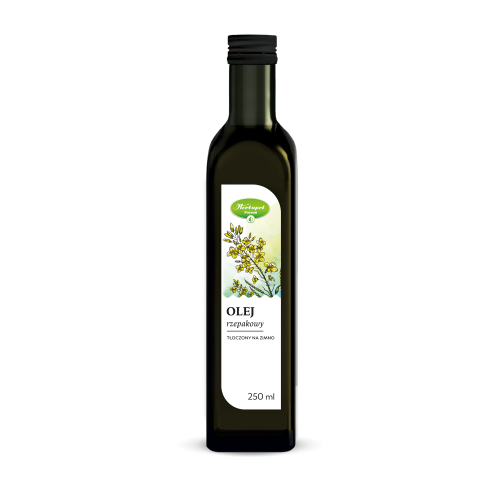 Olej rzepakowy tłoczony na zimno 250 ml