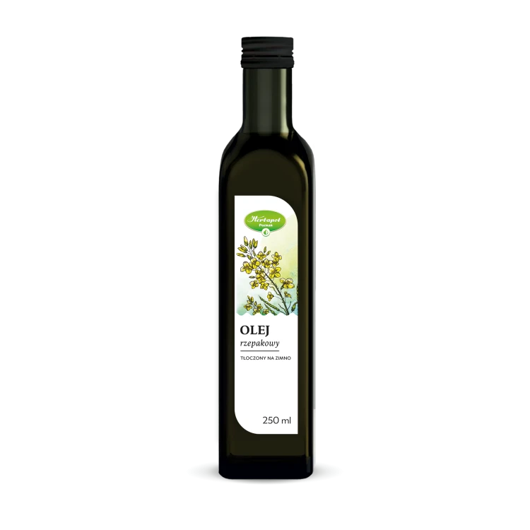 Olej rzepakowy tłoczony na zimno 250 ml