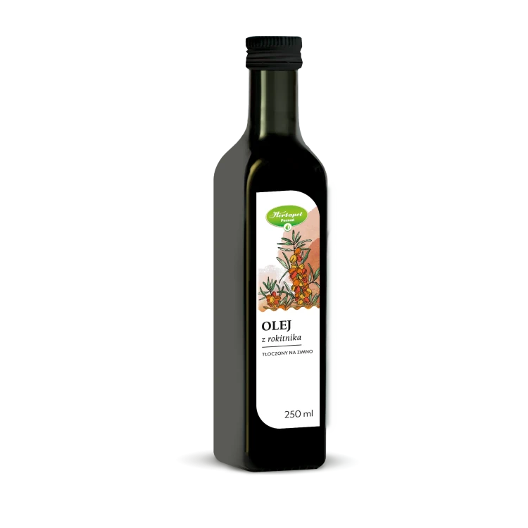 Olej z rokitnika tłoczony na zimno 250 ml