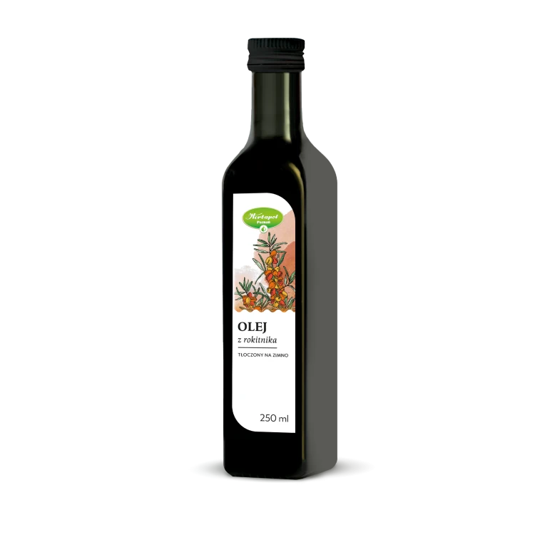Olej z rokitnika tłoczony na zimno 250 ml