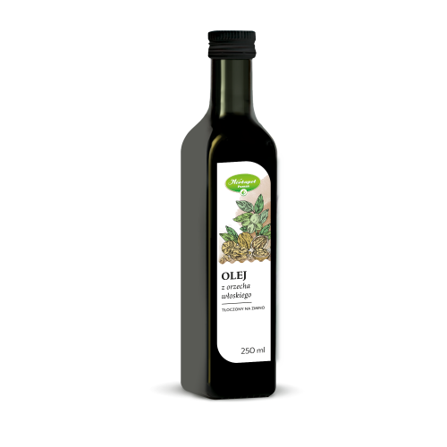 Olej z orzecha włoskiego tłoczony na zimno 250 ml