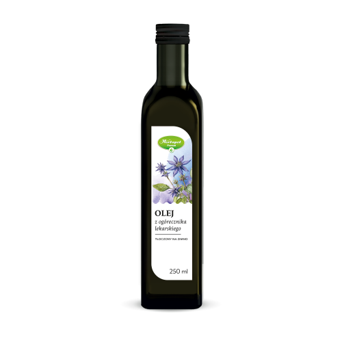 Olej z ogórecznika tłoczony na zimno 250 ml