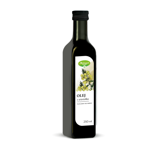 Olej z wiesiołka tłoczony na zimno 250 ml