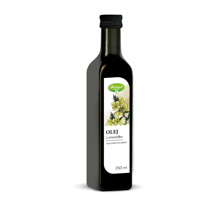 Olej z wiesiołka tłoczony na zimno 250 ml