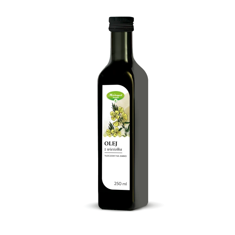Olej z wiesiołka tłoczony na zimno 250 ml