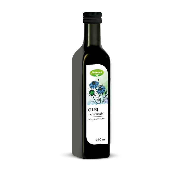 Olej z czarnuszki tłoczony na zimno 250 ml