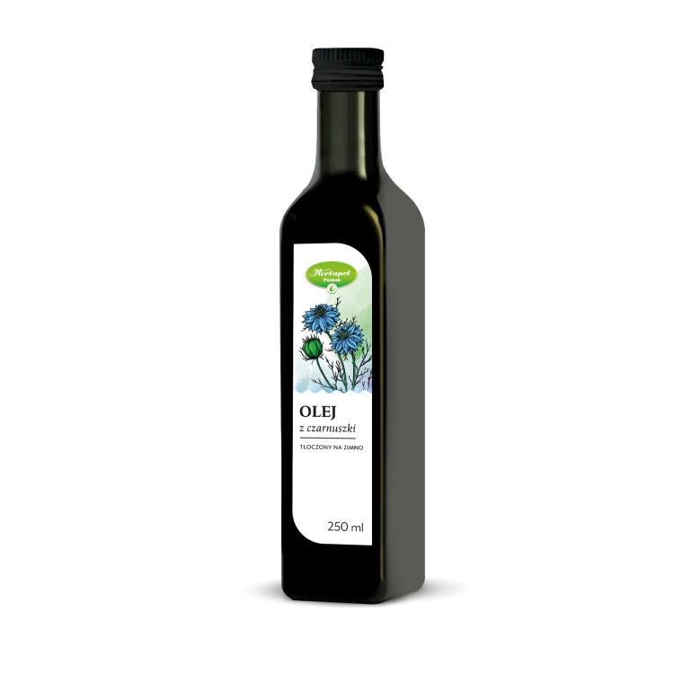 Olej z czarnuszki tłoczony na zimno 250 ml