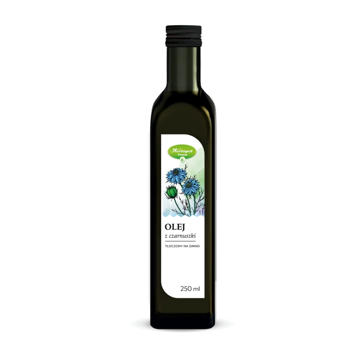 Olej z czarnuszki tłoczony na zimno 250 ml