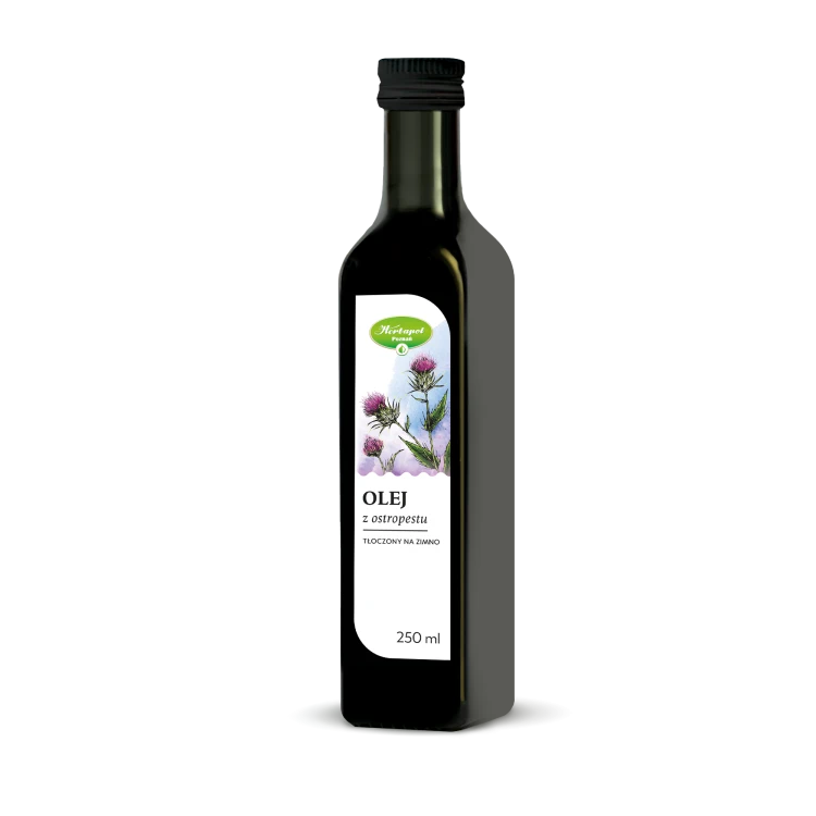 Olej z ostropestu tłoczony na zimno 250 ml