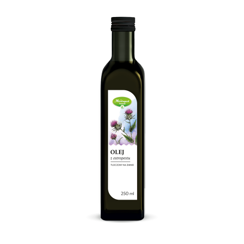 Olej z ostropestu tłoczony na zimno 250 ml