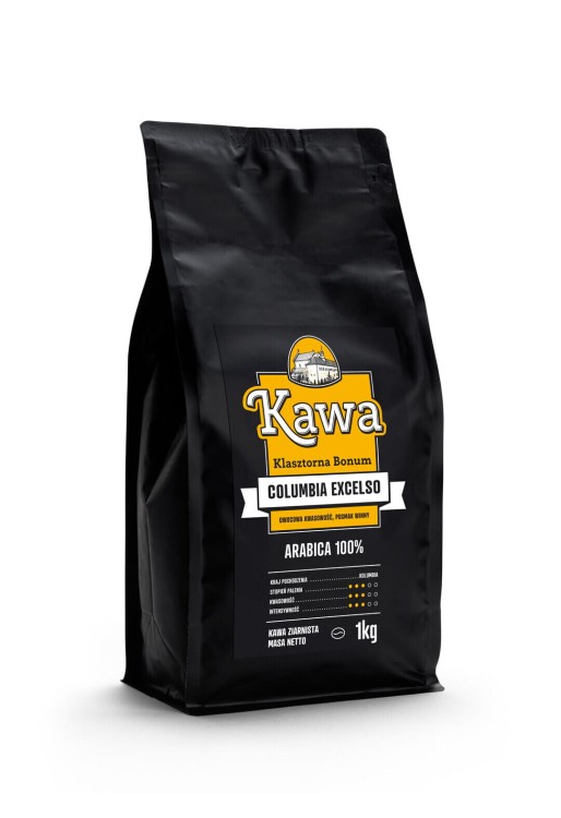 BONUM Columbia Excelso Kawa ziarnista 1000g
