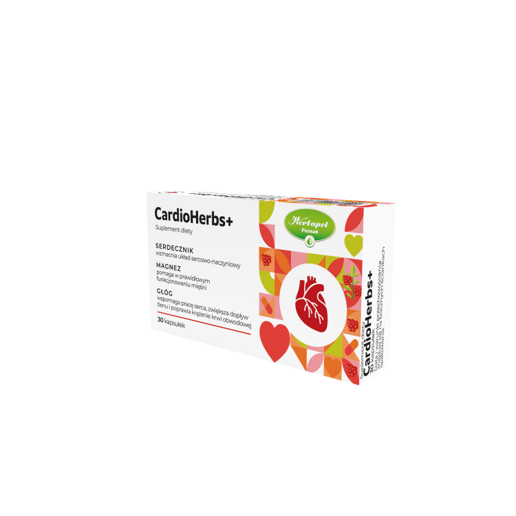 CardioHerbs+, 30 szt kapsułek, suplement diety