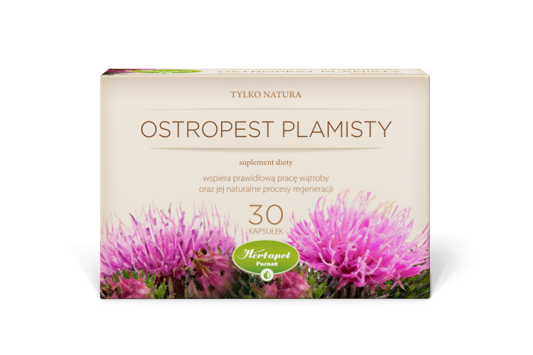 Ostropest Plamisty Tylko Natura - Na wątrobę, kapsułki