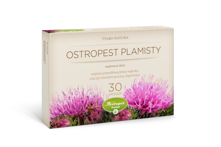 Ostropest Plamisty Tylko Natura - Na wątrobę, kapsułki