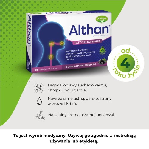 Althan Pastylki do Ssania Ulotka