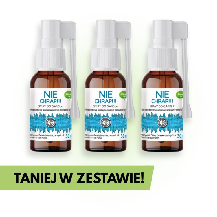 Zestaw produktu Nie Chrap!