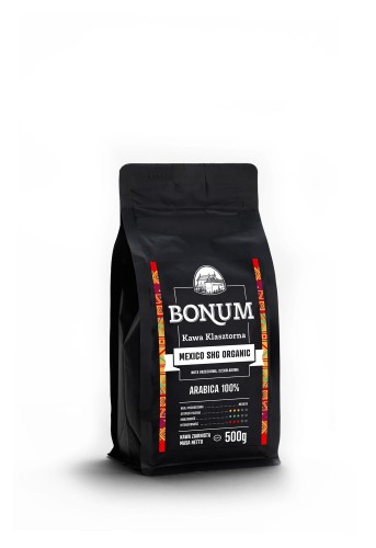 BONUM Mexico Organic Blue Skull Kawa ziarnista 500g