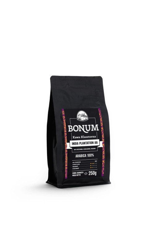 BONUM India Plantation AA Kawa ziarnista 250g