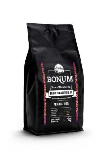 BONUM India Plantation AA Kawa ziarnista 1kg
