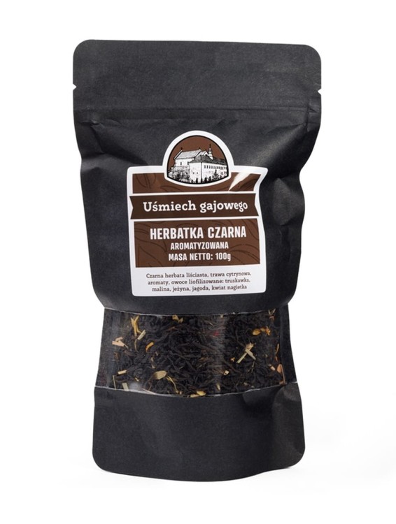 Herbatka Czarna Aromatyzowana Uśmiech Gajowego 100g