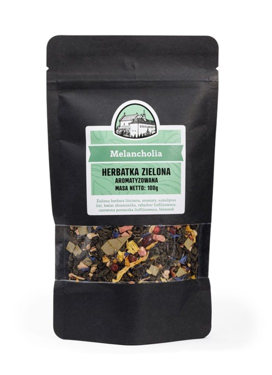 Herbatka Zielona Aromatyzowana Melancholia 100g