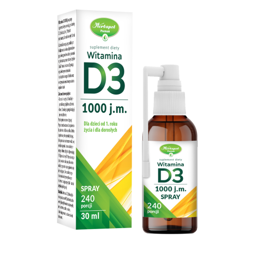 Witamina D3 1000 j.m. spray, 30 ml