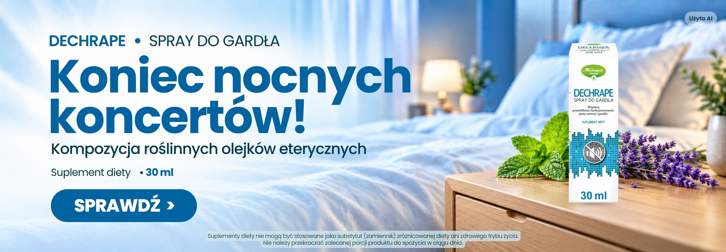 DECHRAPE spray do gardła, 30 ml – suplement diety