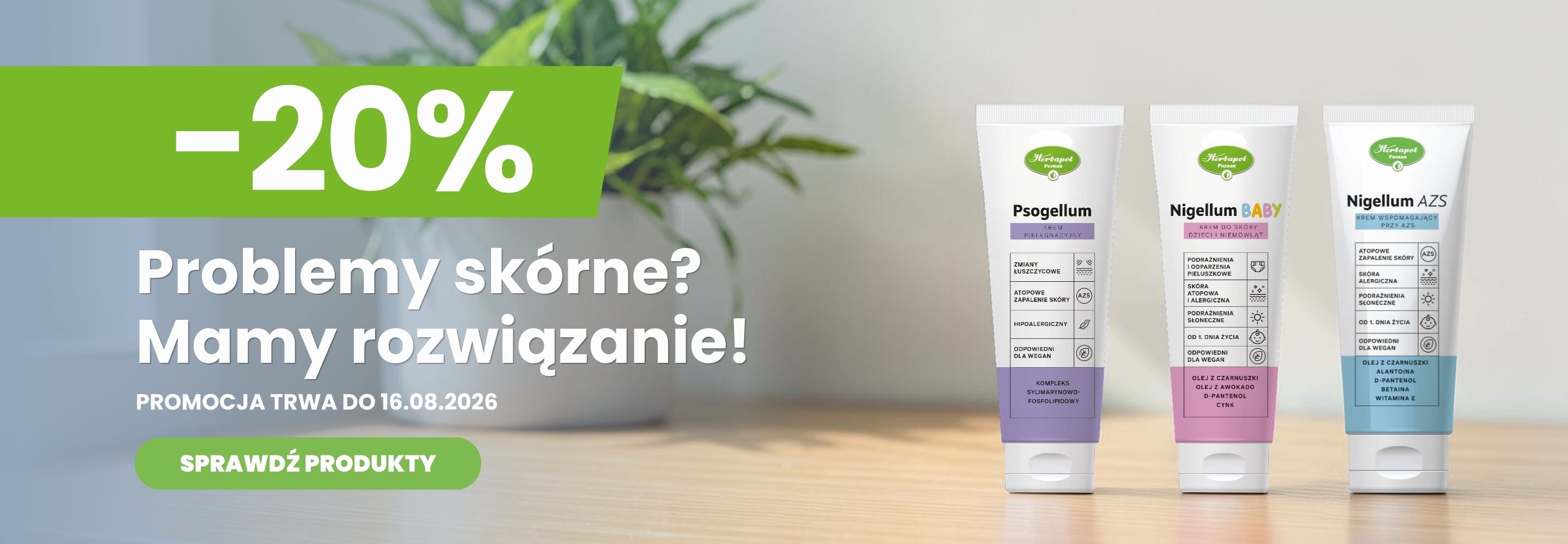 -20% na dermokosmetyki do 16.08.2026