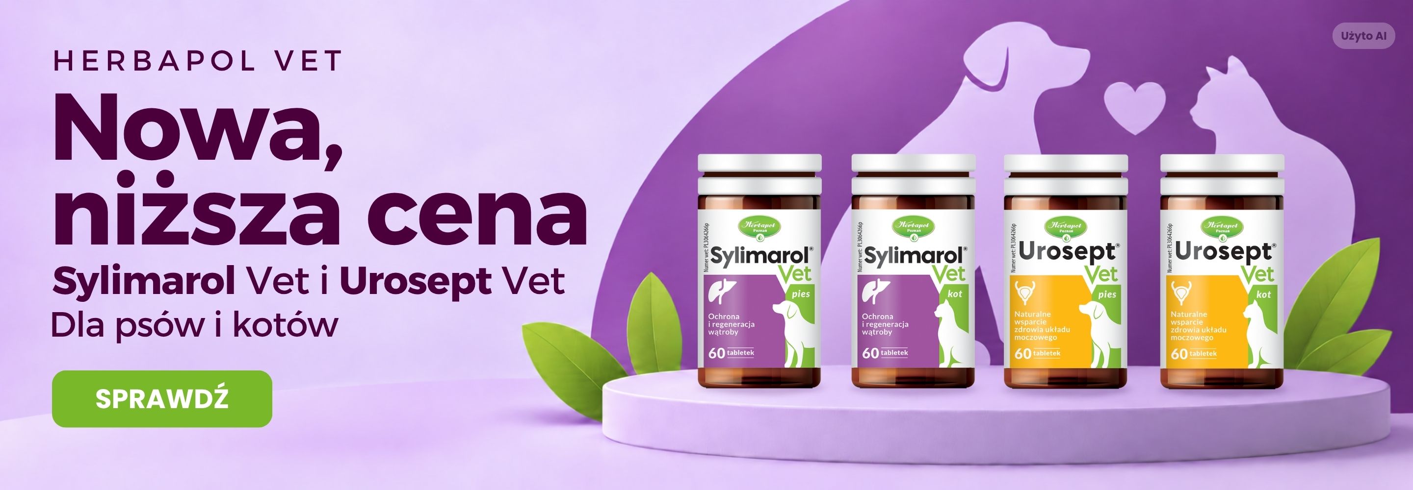 Nowa niższa cena na sylimarol vet i urosept vet