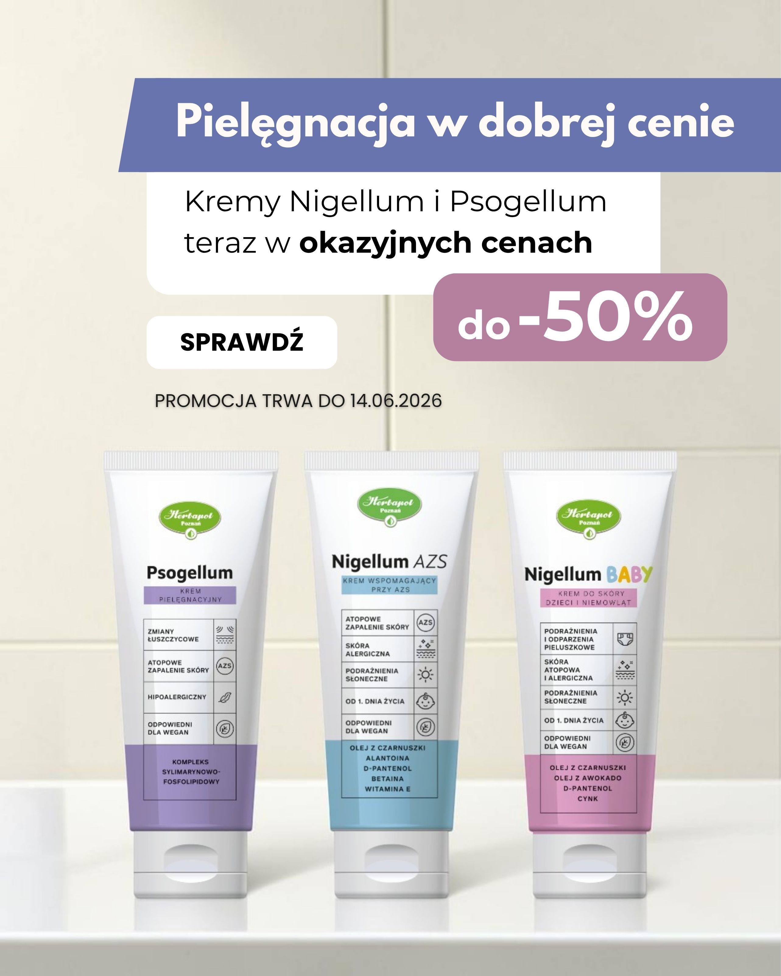 Darmokosmetyki od Herbapol Poznań nawet do -50%