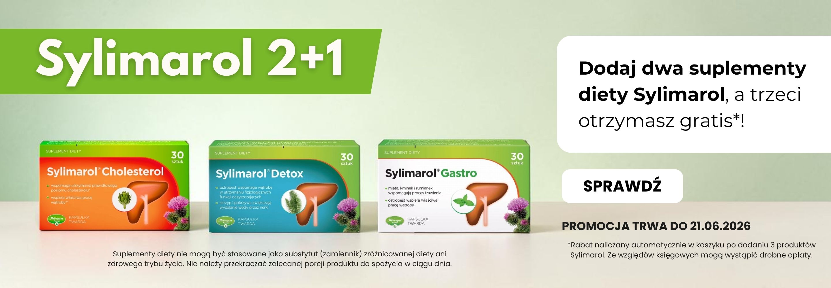 Trzeci sylimarol gratis, promocja do 21.06.2026
